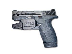 lot 18285 image: Minimalist IWB Holster for Smith & Wesson Bodyguard 2.0 (Comp Carry Supported), Nylon Carbon Fiber, Slim Profile, Black, Ambidextrous, Made in USA