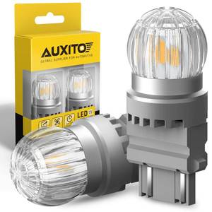 lot 20008 image: AUXITO 3157 LED Bulb Amber Yellow, Turn Signal Light 3157A 3156 3056 3057 4157 3047 4057 3457 4114 Super Bright for Rear Front Blinker Turn Signal Marker Parking Light, Pack of 2