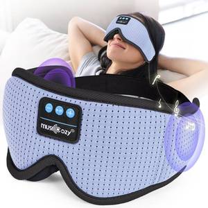 lot 20015 image: MUSICOZY White Noise Sleep Mask Headphones with 16 Soothing Sounds, Bluetooth Sleep Mask 3D Wireless Music Sleeping Headphones for Side Sleeper