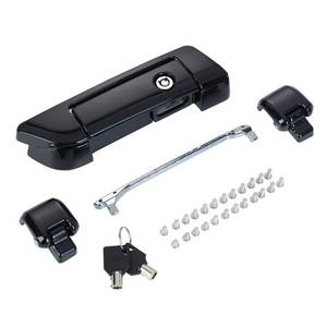 lot 20443 image: Mocardine Tour Pack Latches Black,Tour Pack Trunk Lid Latch with Keys Fit for Harley TouringRoad KingRoad GlideStreet GlideElectra GlideUltra-Classic 2014