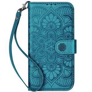 lot 20462 image: Ateeky Wallet Case for Galaxy S25, RFID Blocking 3 Card Holder Stand with Credit Card Slot PU Leather Magnetic Protective Flip Cover for Galaxy S25 (Blue)