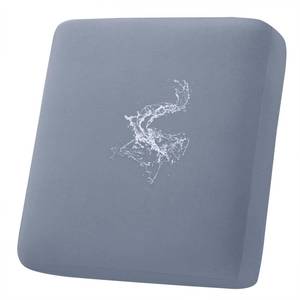 lot 20484 image: hyha Waterproof Couch Cushion Covers, Stretch Sofa Couch Seat Slipcover for Dog Washable, Non-Slip Waterproof Outdoor Cushion Covers for Patio Furniture Replacement (1 Piece for Small, Grey)