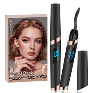 lot 20490 image: Heated Eyelash Curler- Eye lash Curlers Heat- 4 Temperature Mode- Rechargeable Lash Curler for Makeup Natural Curling Eye Lashes and 24 Hours Long Lasting - Black 2026 Updated New Model U3