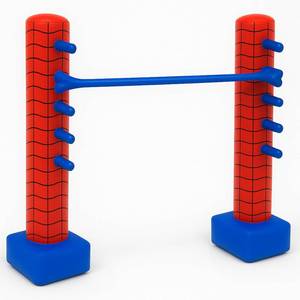 lot 1396 image: Spider Party Decorations Hero Spider Limbo Game 59 Inch Inflatable Limbo Stick Games Blue and Red Birthday Party Decorations for Indoor Outdoor Yard Lawn Pool Game Hero Theme Favors