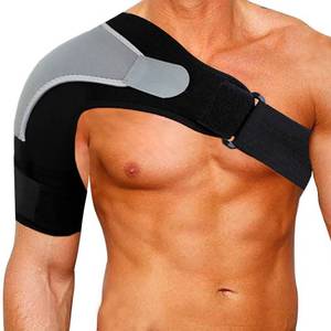 lot 2310 image: Shoulder Stability Brace Adjustable Shoulder Brace Support with Pressure Pad, Light Breathable Neoprene Rotator Cuff Shoulder Support for Sport, Dislocated AC Joint, Labrum Tear, Shoulder Pain - Right