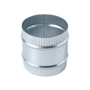 lot 2312 image: ZOWZEA 4 Inch Round Galvanized Steel Duct Connector - Metal Ventilation Pipe Coupler - Dryer Vent Hose Extension - HVAC Ducting Coupling for Straight Connection