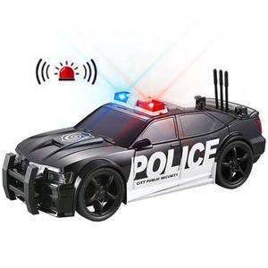 lot 2323 image: OCCAFY Police Car Toy Plastic Pursuit Rescue Vehicle with Sirnes Sound and Light for Kids Toddlers Boys 120