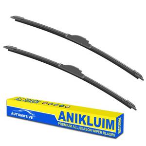 lot 4294 image: OEM Quality 22  19 Premium All-Seasons Durable Stable and Quiet Windshield Wiper Blades-J Hook Wipers(Set of 2)