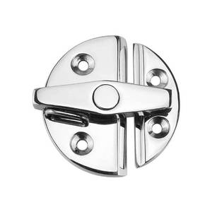 lot 4318 image: Tearom Marine Boat Door Catch Latch 316 Stainless Steel Door Latch Round 55mm Twist Lock Suit for Boat and Many External Cabinet Applications (1)