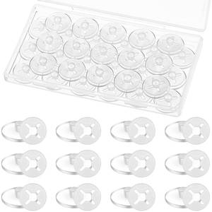 lot 4335 image: Wavwavw Clear Running Bib Clips Race Number Buckle Fixing System Triathlon Race Bib Holder Running Fixing Clips Field Events Fastener Holder for Runner Marathon, Skating,Track (Clear)