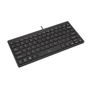 lot 6144 image: SR Mini Keyboard Wired Thin Light 78 Keys USB Multimedia Small for Pc Computer Laptop
