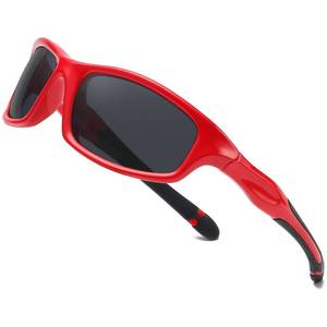 lot 6168 image: DUCO Kids Sunglasses Age 6-10 Boys Girls Polarized Lenses UV Protection Youth Cycling Glasses Baseball Tennis Pickleball Softball Running K006