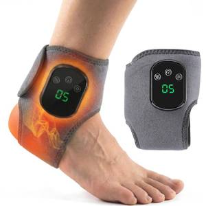 lot 6172 image: TJK Health Triple Method Therapy Foot Ankle Massager - Massage for Neuropathy with 5 Heat Levels Vibration Modes Compression - Portable Heating Wrap Device for Pain Relief Rejuvenate Feet Circulation