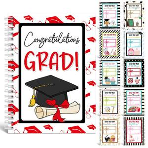 lot 6173 image: Motiskyy 2026 Graduation Gift Card Book 7 x 5 Inch College Survival Gift Card Book Congrats Grad Survival Album Keeper for Graduation Leaving Home Season Reminders Greeting (Grad)