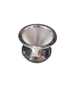 lot 6179 image: Stainless Steel Wide Mouth Canning Funnel used