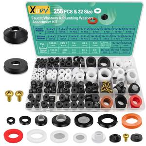 lot 6235 image: Rubber O-Ring Assortment Kit in Plastic Case
