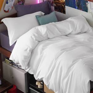 lot 6259 image: Bedsure Duvet Cover TwinTwin XL Size - Soft Double Brushed Bedding Set for Kids & Adults, Zipper Closure, 2 Pieces, Includes 1 Duvet Cover (68x90) & 1 Pillow Sham, NO Comforter, White