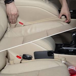 lot 10426 image: Givifive Car Seat Gap Filler Set of 2, Soft Foam Multifunctional Seat Side Gap Filler with Organizer & Hook Function, 3in1 Gap Stopper Universal Fit Car SUV Truck Fill The Gap Between Seat & Console