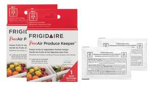 lot 10450 image: Frigidaire FRPAPKRF2PK FRPAPKRF Pure Air 2 Pack Produce Keeper, White