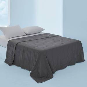 lot 11748 image: Bedsure Cooling Blankets for Hot Sleepers - Cooling Comforter, Cold Summer Blanket King Size for Bed, Ice Breathable and Lightweight Gift for Night Sweats, Dark Grey, 104x90 Inches
