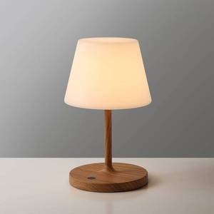 lot 11763 image: WEILAILUX Outdoor Battery Operated Table Lamp Waterproof, 4000mAh Cordless Table Lamp Rechargeable, Touch Dimmable Desk Lamp, LED Night Light for Patio Camping Restaurant Home (Gold, 9.6in) (Cracked At Base)