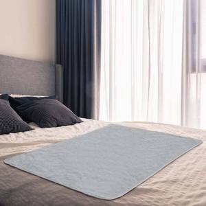 lot 12355 image: Fanfanwin 1 Pcs Couples Waterproof Mat Lover Reusable Stainproof Blanket Quiet Easy Use Mattress Protector for Adult Multi Functional Bed Sheet Couple Messy Play Pleasure Comfort (54 x 34 in,Grey)