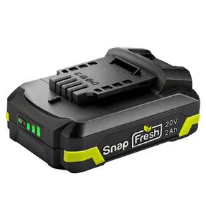 lot 12394 image: SnapFresh 20V 2.0Ah Battery(Not Works with Other Brands), Battery Support Fast Charging(BBT-DC20A)