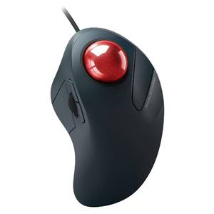 lot 12396 image: PORLEI Wired Trackball Mouse for Large Hands, Ergonomic Design Reduces Wrist & Muscle Strain, Precision Tracking with Easy Index Finger Control, Compatible with PC, Laptop, Windows, Mac, Red