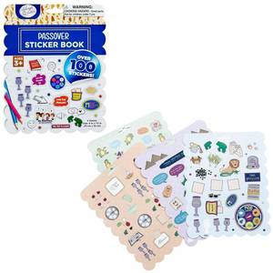 lot 12409 image: Rite Lite Passover Seder Sticker Book �� 100 Stickers, 4 Pages of Pesach Holiday Fun, Perfect for Scrapbooking, Arts & Crafts, and Holiday Decor