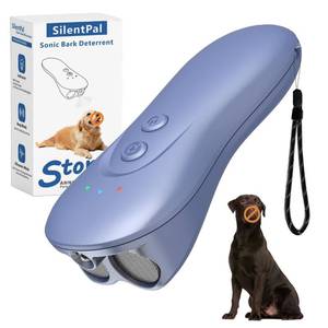 lot 12428 image: SILENTPAL Dog Bark Deterrent Device,Anti-Barking Device,Up to 15Ft Long Range & Rechargeable Bark Control,Stop Barking Dog Devices,Safe for Dogs Training,Indoor & Outdoor(Purple)