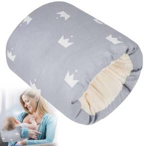 lot 12442 image: Baby Feeding Arm Pillow,Soft Cotton Bottle Nursing Arm Pillows for Newborn,Breastfeeding Pillows for More Support for Mom and Baby,Portable and Washable,Ergonomic Nursing Essentials(Grey Crown)