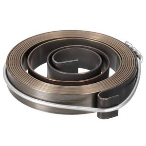 lot 14016 image: uxcell Drill Press Spring Drill Press Quill Feed Return Coil Spring Assembly Spring Steel Chemical Blackening Finish 1540mm Expand Long 53 x 10 x 0.8mm 1 Pcs