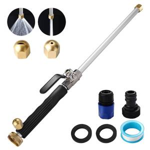 lot 14018 image: Rerennco Upgraded Jet Nozzle for Garden Hose Power Washer Wand Hydro Jet High Pressure Washer Tools with 2 Different Nozzles and Hose Quick Connectors