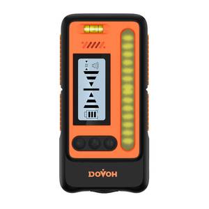 lot 14033 image: DOVOH High Accuracy Laser Level Receiver  Dual LCD Display Laser Level Detector 197ft in Sunlight Outdoors, Loud Speaker, IP54 Shock-resistant, DR1