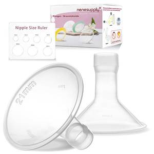 lot 14079 image: Nenesupply 21mm Flange Compatible with Medela Breast Pump Parts Replace 21mm Flange for Medela Accessories Compatible with Pump in Style Parts Symphony Swing Harmony Pump Work with Personalfit Flex