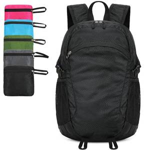 lot 14109 image: SFIUYDS Small Hiking Backpack Travel Lightweight Hiking Packable Daypack Water-Resistant Foldable Backpacks 15L for Travel Women Men Camping (Black)