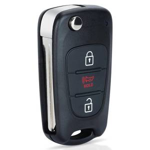 lot 14118 image: Keyecu Replacement Remote Key Fob for Kia Soul 2010 2011 2012 2013 ID46 315MHz FCC ID NYOSEKSAM11ATX(AMFL)  95430-2K340 Black