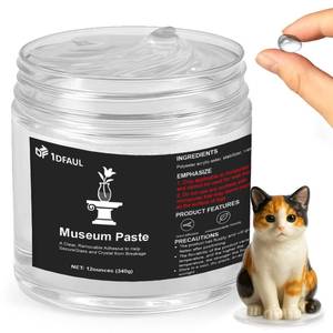 lot 16215 image: 1DFAUL 12 oz Exhibits Fixing Gel for Museum, Removable Clear Museum Paste Putty Wax, Reusable & No Residue, Fixed Collection Artifacts and Decorations to Prevent Vibration, Falling