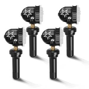 lot 16247 image: CARORAV TPMS Sensor GM, Tire Pressure Monitoring System Sensor fit for Buick Chevy Cadillac GMC- Silverado Equinox Tahoe Traverse Replaces 13598771 13598772 13586335 13581558 4-Pack