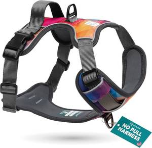 lot 18291 image: Embark Adventure No Pull Dog Harness, Reflective Trim No Pull Harness for Medium Sized Dog - Military Grade Nylon, Front Clip with Gel Lined Handle. Soft & Padded Puppy