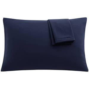 lot 18295 image: uxcell 2 Pack Pillow Cases Soft 1800 Series Microfiber Pillowcases Set with Zipper Travel(14x20) Navy