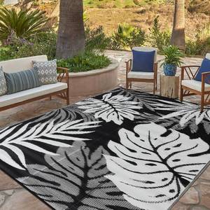 lot 19032 image: YONILE Outdoor Rug 5x8 ft Waterproof, Reversible Outdoor Plastic Straw Rug for Patios Clearance, Outdoor Area Rug Carpet RV Mat for Camping Backyard Deck Porch
