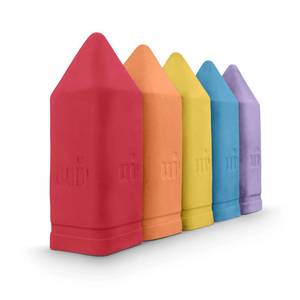 lot 20076 image: Urban Infant Non-Toxic Sidewalk Chalk for Toddlers and Kids - Washable Outdoor Jumbo Chalk - Rainbow