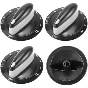 lot 20079 image: AMI PARTS 4 Pack 74011287 Gas Range Burner Knob Black Compatible with Maytag Gas Stove knobs AP4100044, PS2088607, 74011287(4 Pack)