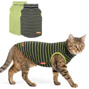 lot 20118 image: KYEESE 2Pack Cat Sweater Warm Pet Coats Soft Dog Puppy Sweaters for Small Dogs Turtleneck Small Pets Sweaters Stretchy Dogs Clothes Pullover Pet Sweatshirt