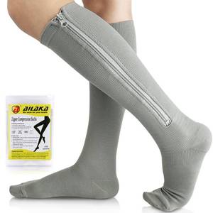 lot 20121 image: Ailaka Medical 15-20 mmHg Zipper Compression Socks Women Men