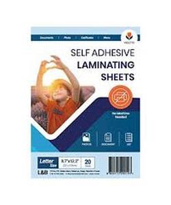 lot 2395 image: Self-adhensive laminating sheets