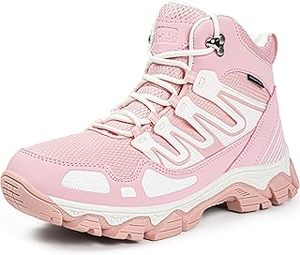 lot 6184 image: R-Cord. Kids Pink WaterProof Hiking Boots Little Kid Size 1