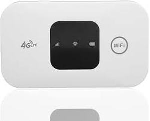 lot 20093 image: Mobile Hotspot, Portable Travel Router Supports 10 Users at The Same Time, Pocket Device with 2100mAh Large Battery, for Secure Internet at Home Or