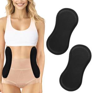 lot 30280 image: Lyreh 2pcs Abdominal Side Compression Boards, 11.81x5.51x0.47in Sponge Material Lipo Foam Lateral Protectors for Post Surgery Recovery Waist Filling Skin Anti-Sagging(Black) - Retail $15